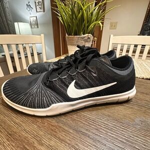 Nike Flex Adapt Trainers Stitched Athletic Shoes Gray Black 831579-001 Womens 10